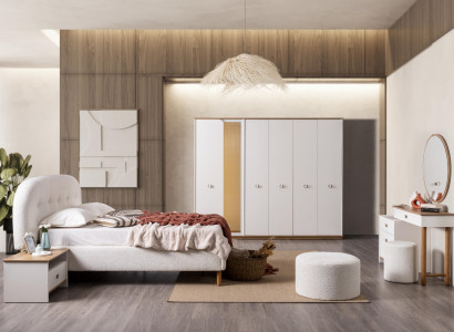 Schlafzimmer-Set  Moderne Atmosphäre und  Wärme in jedem Detail