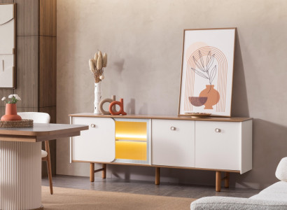 Konsole im modernen Stil Atmosphäre von Gemütlichkeit und Geschmack