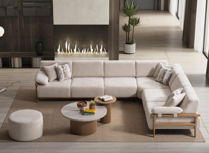 Modernes Ecksofa Gemütlichkeit und Komfort im Wohnzimmer