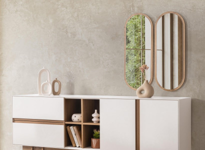 Sideboard mit Spiegel Das schlichte Design Ihres Esszimmers