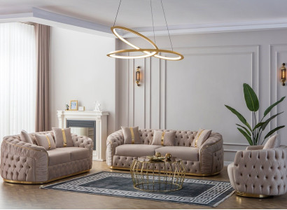 Sofa-Set  im modernen Stil Inspiration in Linien und Texturen