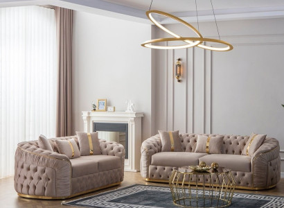 Sofa-Set  Modernität und Stil, unterstrichen durch Details