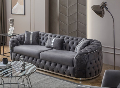 Sofa im modernen Stil Ästhetik der Formen im Mittelpunkt des Raumes