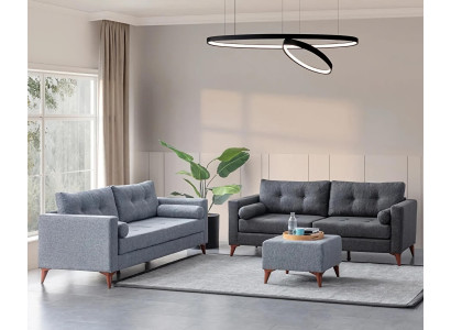 Moderne, vielseitige Sofagarnitur  in stilvollem Design