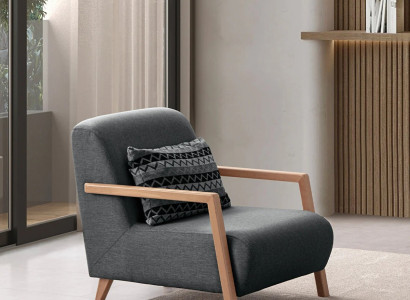 Ein stilvolles, modernes Interieur beginnt mit einem Sessel.