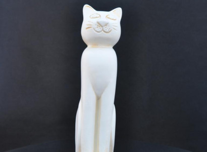 42cm XXL Design Katze Dekoration Figur Skulptur Acryl Deko Statue Figuren Neu