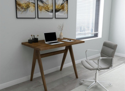 Designer Dunkelbrauner Computertisch Designer Arbeitszimmer Einrichtung