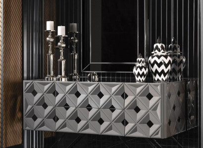 Schminktisch Spiegel Luxus Konsole Kommode Schlafzimmer Holz Modern Design