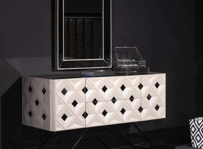 Schminktisch mit Spiegel Schminkkonsole Frisiertisch Holz Weiß Konsol Hochwertig