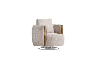 Design Sessel Grau Luxus Wohnzimmer Couch 1 Sitzer Sofa Relax Club Polster