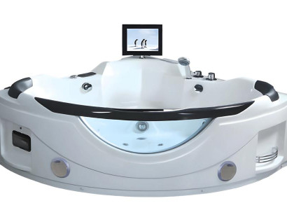 Massagebadewanne Whirlpool Badewanne Blubberbad Spa-Bad Whirlwanne 150x150 cm