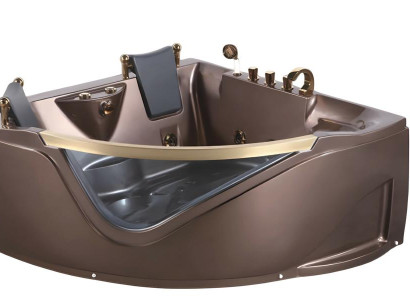 Whirlwanne Whirlpool Blubberbad Hydromassagewanne Spa-Bad 150x150 cm