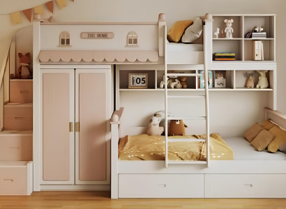 Holz Etagenbett weiß – Stockbett Doppelstockbett Jugendbett Kinderbett