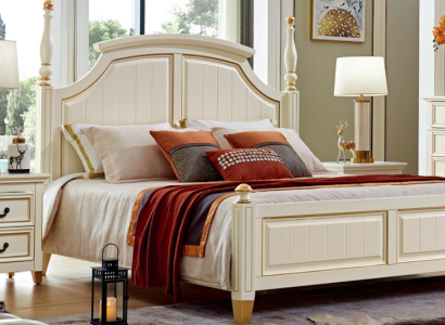 Komplett Möbel Bett Schlafzimmer Set 2x Nachttische Design Schlafzimmermöbel