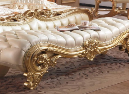 Sitzmöbel Polstersitzbank Sitzbank Bank Holzbank Luxuriöses klassischen Design