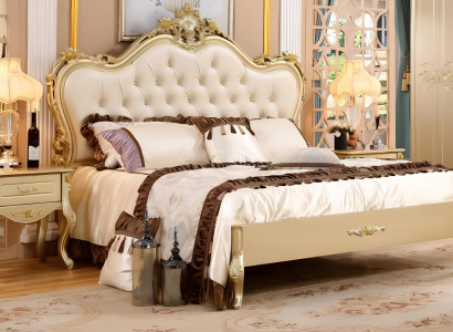 Klassisches Doppelbett Massivholz Komfortbett Zweibett Komfortdoppelbett 180x200