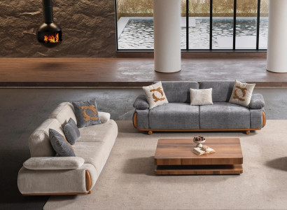 Wohnzimmer Set 3+3 – Für einen modernen Look in Ihrem Wohnzimmer.