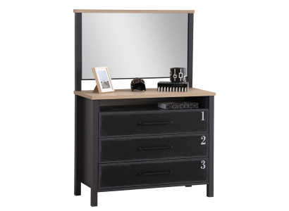 Moderner Grauer Schminktisch Schlafzimmer Holz Kosmetiktische