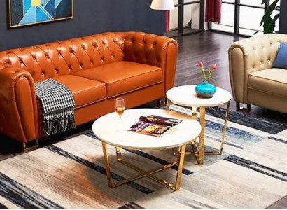 Wohnzimmer Möbel Set Sofagarnitur 2+1 Sitzer Couchgarnitur Kunstleder