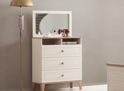 Exklusiver Schminktisch Designer Schlafzimmer Holz Kosmetiktisch