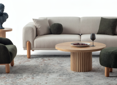 Wohnzimmer Set (Sofagarnitur Set 3+1)– Praktisch und elegant für Ihr Wohnzimmer