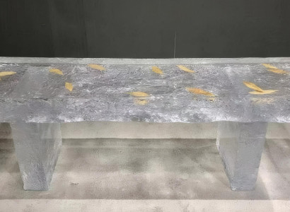 Moderne Transparente Bank Designer Sitzbänke Luxuriöse Sitzmöbel