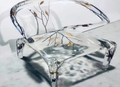 Esszimmerstuhl Designer Epoxid Möbel Sitzmöbel Wohnzimmer Stühle