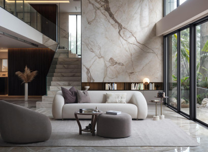 Edle Wohnzimmer Garnitur Luxuriöse 3-Sitzer Couch Sessel Hocker