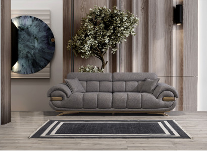Bequeme 3-Sitzer Couch Designer Polstersofas Wohnzimmer Sitzcouch