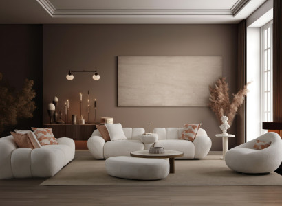 Weiße Luxus Wohnzimmer Garnitur 2x Texitl Sofas Designer Sessel