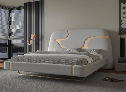 Modernes Funktionsbett Designer Doppelbett Schlafzimmer Betten