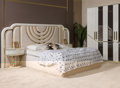 Schlafzimmer Set (Bett+ 2x Nachttisch) Perfekte Kombination für Ihr Schlafzimmer