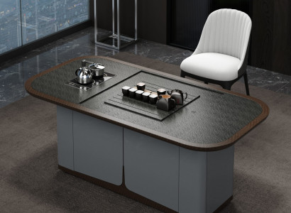 Moderner Esstisch in Grau mit elegantem Design