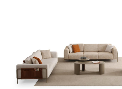 4-Sitzer-Sofa Eleganter Komfort 3-Sitzer-Sofa Stilvoll Couchtisch Modern