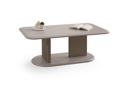 Luxuriöser Beiger Esstisch Designer Holztisch Esszimmer Möbel