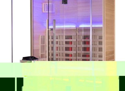 Zweifach-System Sauna: Infrarot & Trockendampfsauna mit Saunaofen