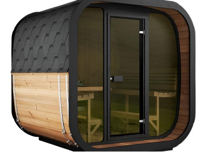 Premium Holz Outdoor Dampfbad Sauna Barrel für 4-6 Personen
