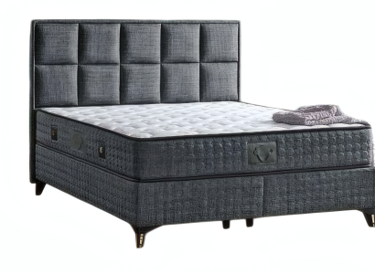 Polsterbett Doppelbett mit Stauraum Bett 180x200 cm Boxspringbett Bettkasten