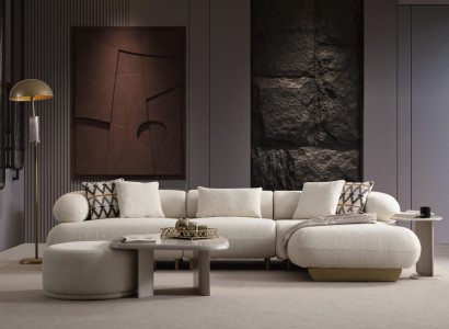 Luxuriöses Relax-Sofa Designer Wohnzimmer Couch Stoffsofa