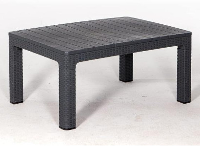 Edler Grauer Gartentisch Moderner Couchtisch Edle Gartenmöbel