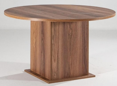 Exklusiver Runder Küchentisch Designer Holztisch Esszimmer Möbel