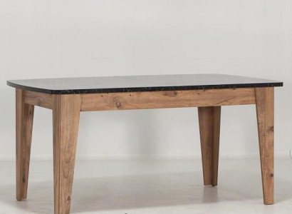 Brauner rechteckiger Tisch Esszimmertisch Designer Holztische