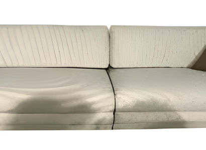Stilvoller Beiger Dreisitzer Wohnzimmer Polster 3-Sitzer Edle Couch
