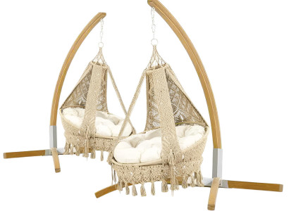 Gartenschaukel für den Garten – Ideal für entspannte Ruhepausen im Freien.