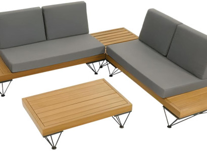 L-Form Sofagarnitur (Ecksofa + Couchtisch) – Perfekt für Ihr Zuhause.