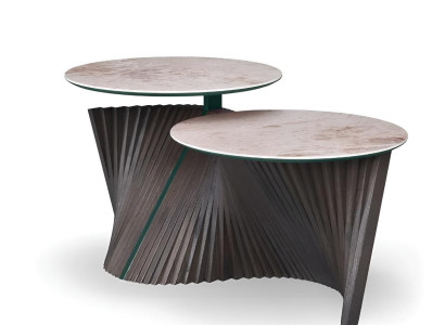 Einzigartiger Couchtisch Wohnzimmer Rundtisch Edle Beistelltische