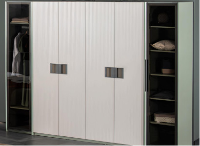 Eleganter Schlafzimmer Schrank Designer Holz Aufbewahrungsschrank