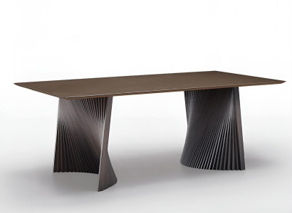 Eleganter Rechteckiger Esstisch Luxuriöse Holz Esszimmertische