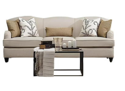 Modernes 3-teiliges Sofa-Set: 3-Sitzer, 2-Sitzer und Sessel Beige