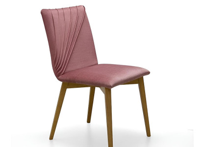 Eleganter Esszimmerstuhl mit geschwungener Rückenlehne Sitzmöbel